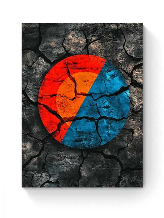 Алмазная мозаика на подрамнике «Геометрия» 50x40 см