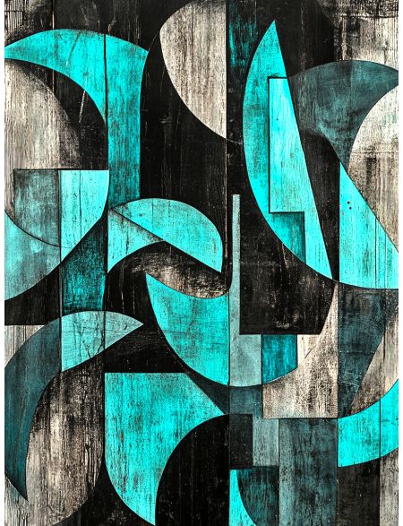 Алмазная мозаика без подрамника «Абстракция» 80x60 см