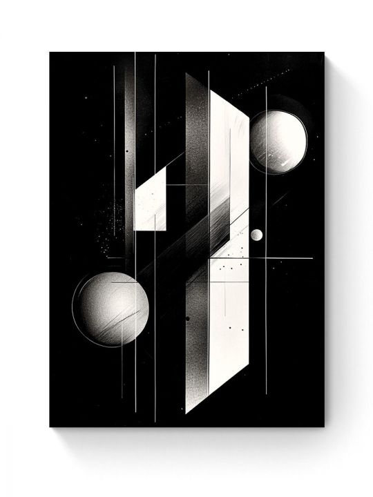 Алмазная мозаика на подрамнике «Геометрия» 50x40 см