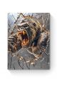 Алмазная мозаика на подрамнике «Горилла Кинг» 50x40 см