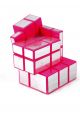 Кубик зеркальный «Ice Qilin Mirrior» серебряный с розовым