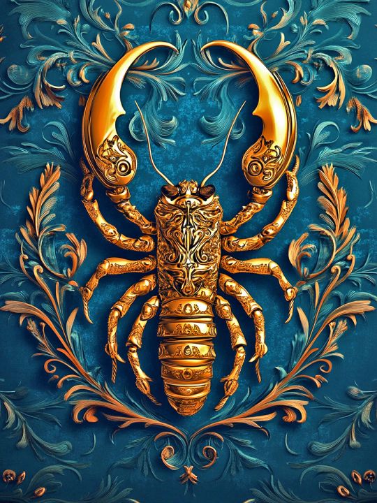 Алмазная мозаика без подрамника «Ложноскорпион» 130x100 см
