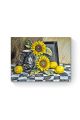 Алмазная мозаика на подрамнике «Подсолнухи» 50x40 см