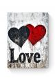 Алмазная мозаика на подрамнике «Постер love» 40x30 см