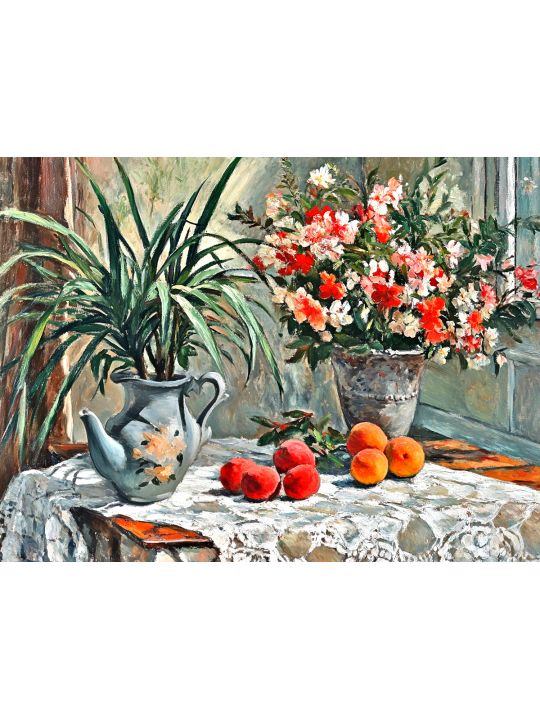 Алмазная мозаика без подрамника «Натюрморт» 50x40 см
