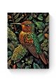 Алмазная мозаика на подрамнике «Птица колибри» 50x40 см