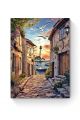 Алмазная мозаика на подрамнике «Морская бухта» 50x40 см