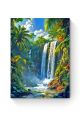 Алмазная мозаика на подрамнике «Тропический рай» 50x40 см