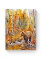 Алмазная мозаика на подрамнике «Медведь в лесу» 50x40 см