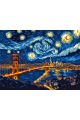Алмазная мозаика без подрамника «Звездный мост» 25x20 см