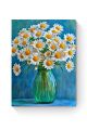 Алмазная мозаика на подрамнике «Букет ромашек» 50x40 см