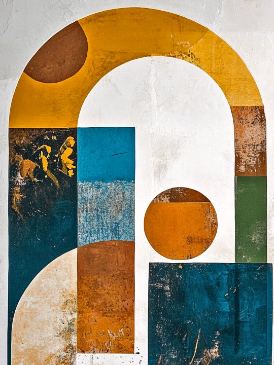 Алмазная мозаика без подрамника «Арка» 50x40 см