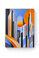 Алмазная мозаика на подрамнике «Мегаполис» 50x40 см
