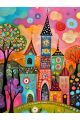 Алмазная мозаика без подрамника «Детский замок» 50x40 см