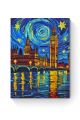 Алмазная мозаика на подрамнике «Ночь в Лондоне» 50x40 см
