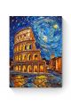 Алмазная мозаика на подрамнике «Ночь в Риме» 50x40 см