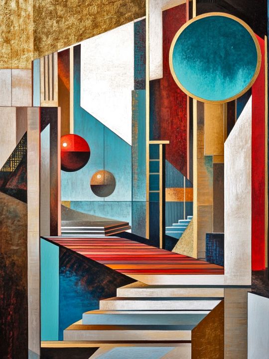 Алмазная мозаика без подрамника «Ступени» 50x40 см