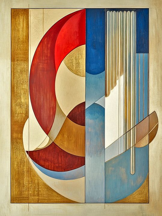 Алмазная мозаика без подрамника «Абстракционизм» 50x40 см