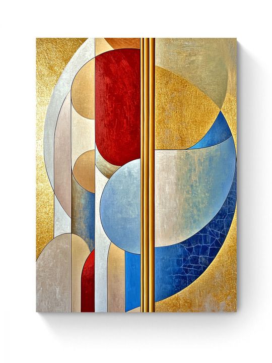 Алмазная мозаика на подрамнике «Абстракционизм» 50x40 см