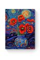Алмазная мозаика на подрамнике «Маки в вазе» 50x40 см