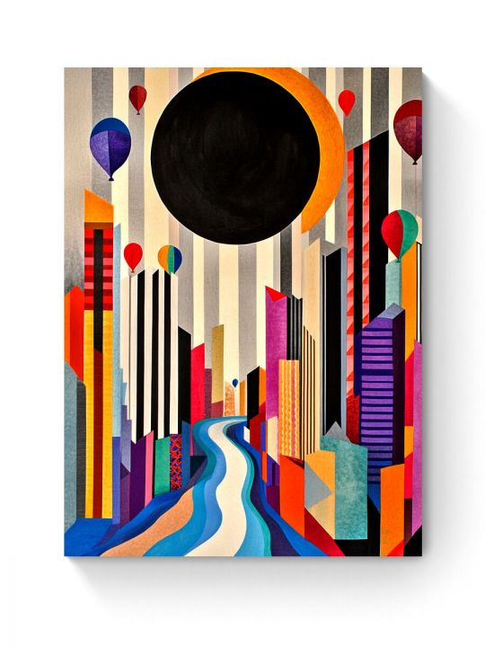 Алмазная мозаика на подрамнике «Затмение» 50x40 см