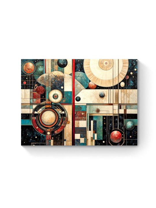 Алмазная мозаика на подрамнике «Абстракционизм» 50x40 см