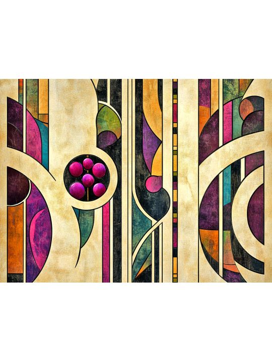 Алмазная мозаика без подрамника «Абстракционизм» 130x100 см