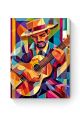 Алмазная мозаика на подрамнике «Гитарист» 50x40 см