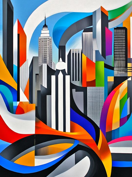 Алмазная мозаика без подрамника «Столица» 50x40 см
