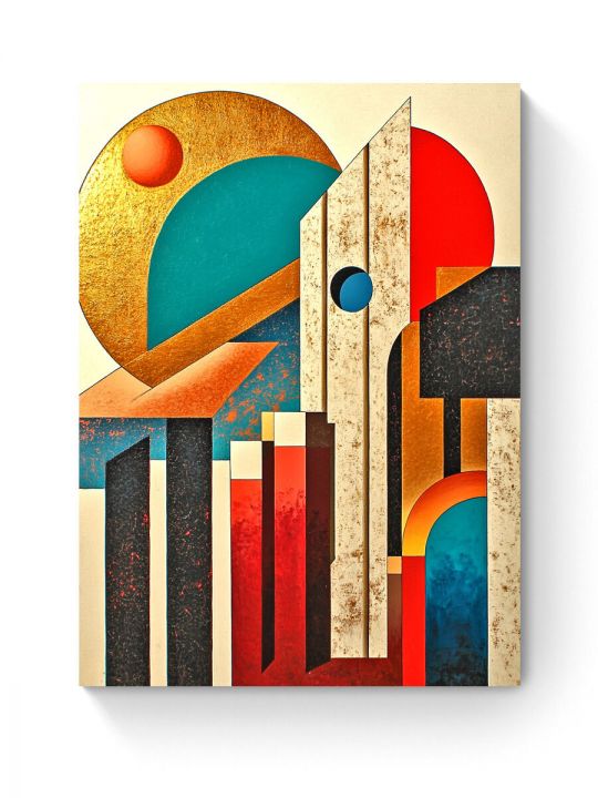 Алмазная мозаика на подрамнике «Конструктивизм» 50x40 см