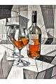 Алмазная мозаика без подрамника «Крепкий напиток» 130x100 см