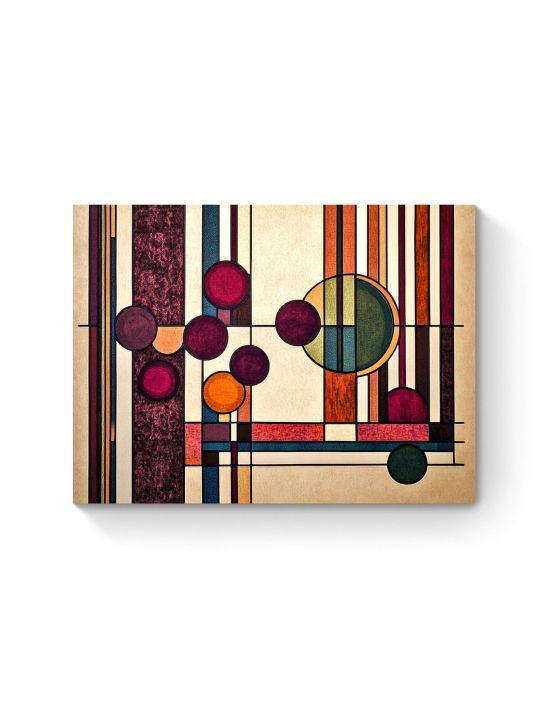 Алмазная мозаика на подрамнике «Абстракция» 50x40 см