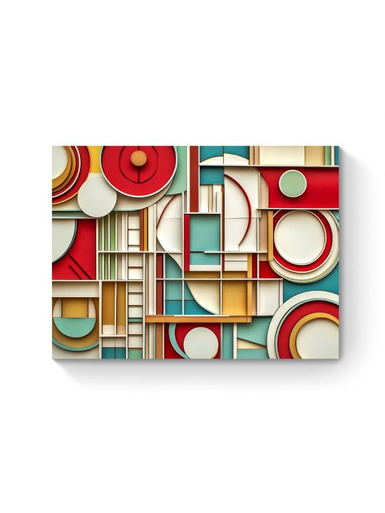 Алмазная мозаика на подрамнике «Абстракционизм» 50x40 см