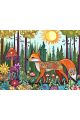 Алмазная мозаика без подрамника «Лисичка» 130x100 см