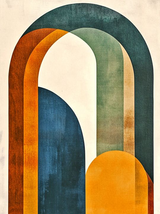 Алмазная мозаика без подрамника «Абстракционизм» 50x40 см