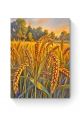 Алмазная мозаика на подрамнике «Колоски пшеницы» 50x40 см, 50 цветов