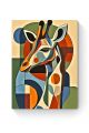 Алмазная мозаика на подрамнике «Цветной жираф» 50x40 см