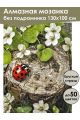 Алмазная мозаика без подрамника «Божья коровка» 130x100 см