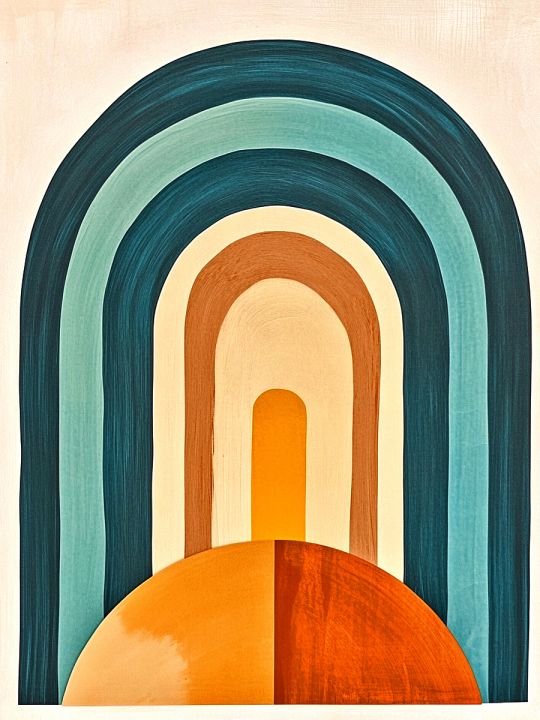 Алмазная мозаика без подрамника «Абстракция» 50x40 см
