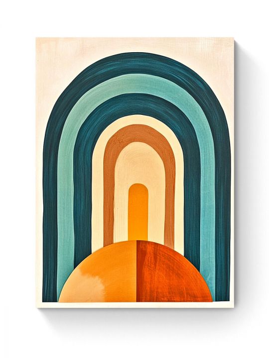 Алмазная мозаика на подрамнике «Абстракция» 50x40 см