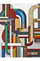 Алмазная мозаика без подрамника «Конструктивизм» 50x40 см
