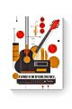 Алмазная мозаика на подрамнике «Музыка» 50x40 см