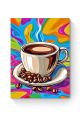 Алмазная мозаика на подрамнике «Чашка кофе» 50x40 см