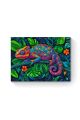 Алмазная мозаика на подрамнике «Хамелеон» 50x40 см