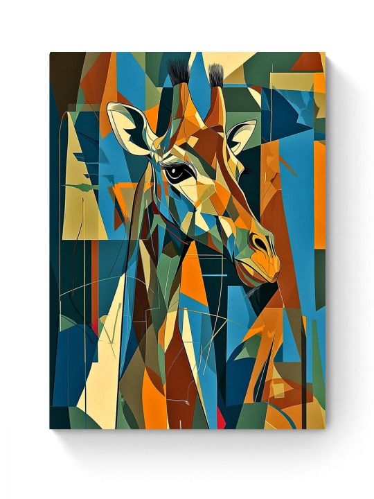 Алмазная мозаика на подрамнике «Жираф» 40x30 см