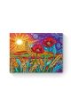 Алмазная мозаика на подрамнике «Маки на поле» 40x30 см