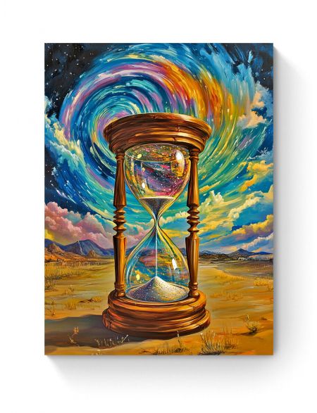 Алмазная мозаика на подрамнике «Пески времени» 35x25 см