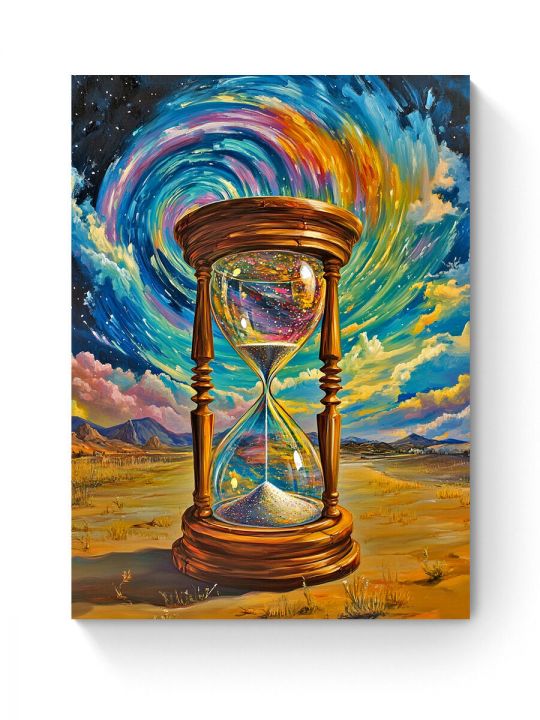 Алмазная мозаика на подрамнике «Пески времени» 35x25 см