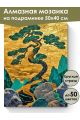 Алмазная мозаика на подрамнике «Бонсай» 50x40 см