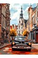 Алмазная мозаика без подрамника «Ретро авто» 25x20 см